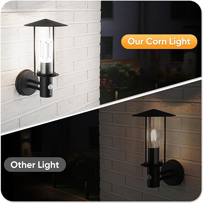 44W LED Corn Light Bulb(6 Pack),Fanless,(390 Watt Equivalent) E26/E39 Medium/Large Mogul Base LED Cob Lamp 5000K Daylight 5,900LM for Outdoor Indoor Garage Warehouse Factory Workshop Street Backyard - Bloomnest