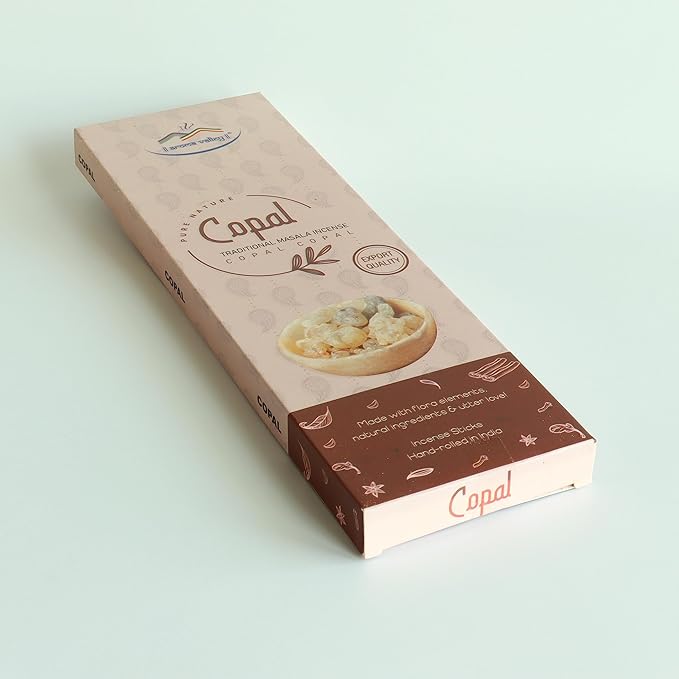 Copal Incense Sticks - Traditional Handcrafted Masala Incense - 40 to 50 Sticks Approx. AromaValley