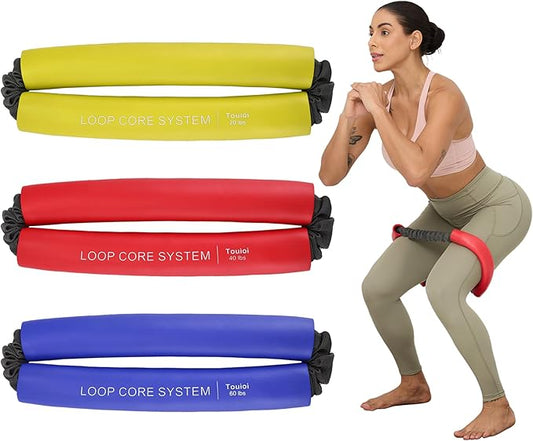 Hip & Core System, Resistance Loop to Stretch, Core Fitness Glute Workout Bands - Bloomnest