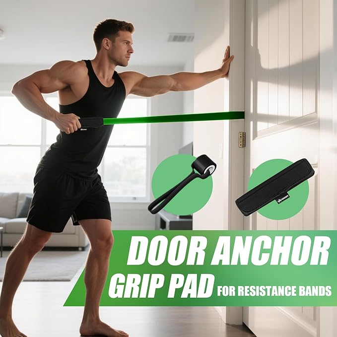 WHATAFIT Resistance Bands, Pull Up Assistance Bands, Exercise Bands, Workout Bands Set for Men and Women Home Fitness, Body Stretching, Strength Training, Physical Therapy - Bloomnest
