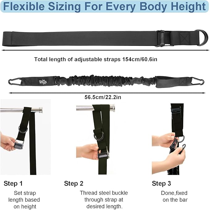 Pull Up Assistance Bands, Adjustable Heavy Duty Assisted Bands for Pull Ups - Bloomnest