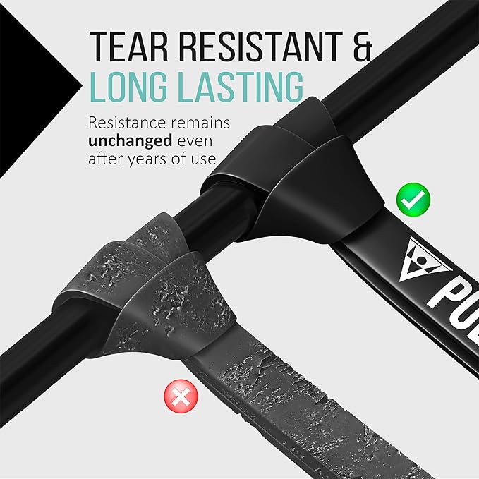 PULLUP & DIP Fitness Bands, Resistance Bands with Bag, Door Anchor (with Sets) and Exercise Guide - Single & in Value Set, Pull-Up Band Fitness Band for Calisthenics - Bloomnest