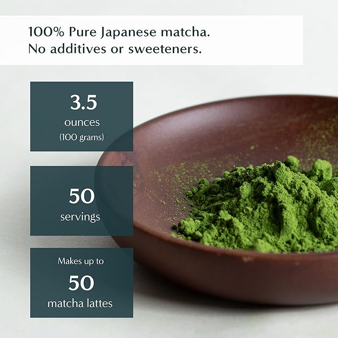 Naoki Matcha Organic All Purpose Blend - Authentic Japanese Culinary Grade Matcha Green Tea Powder from Japan (100g / 3.5oz) - Bloomnest
