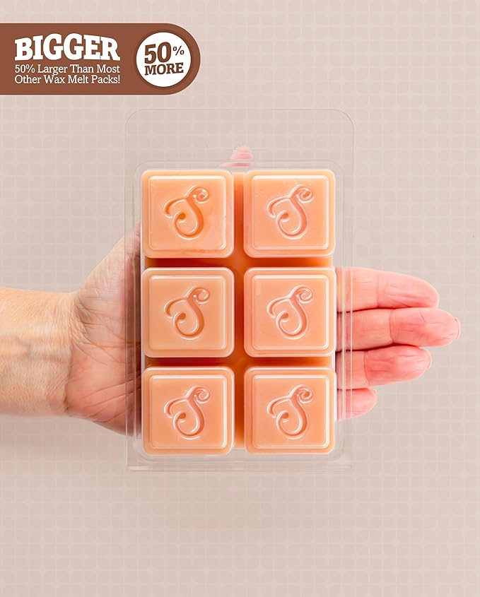 Shortie's Candle Company Nag Champa Wax Melts Multi Pack - 2 Highly Scented 3 Oz. Bars (6 Oz. Total) - Made with Natural Oils - Incense & Earth Air Freshener Cubes Collection ShortiesCandleCompany