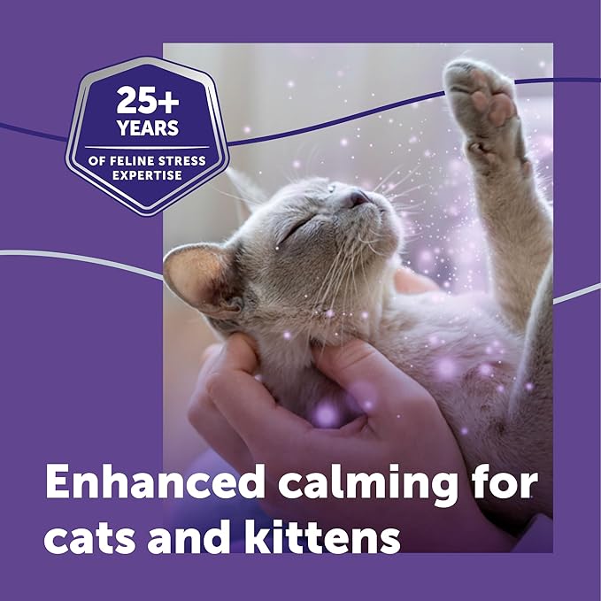 FELIWAY® Optimum 30 Day Cat Calming Plug In Pheromone Diffuser Starter Kit, 48ml - Helps Reduce Common Signs of Stress in Cats & Kittens, Enhanced Calming - Bloomnest