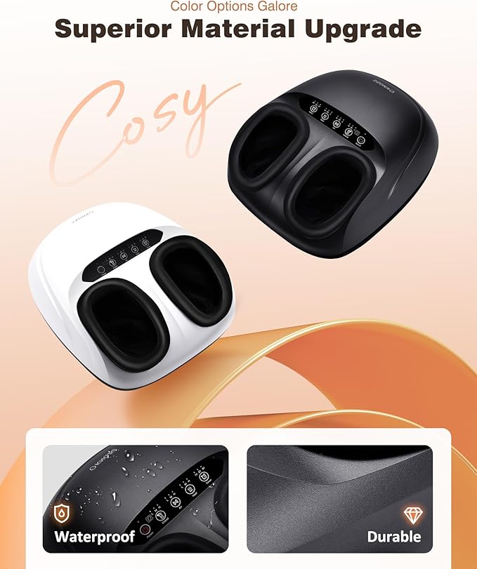 Foot Massager Machine with Heat, Shiatsu Deep Kneading Foot Massager with Remote, Compression, Multi-Massage Modes, Auto-Off Timers, Gifts for Women Men - Bloomnest