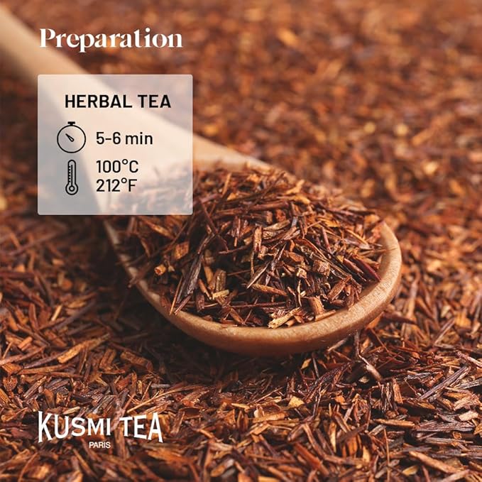 Kusmi Tea - Organic Herbal Tea Gift Set - Sampler Assortment Variety Box - Gift Idea for Men and Women - Caffeine-Free Teas - Hibiscus Tea, Chamomile Tea, Rooibos - 9 Recipes - 45 Tea Bags - Bloomnest