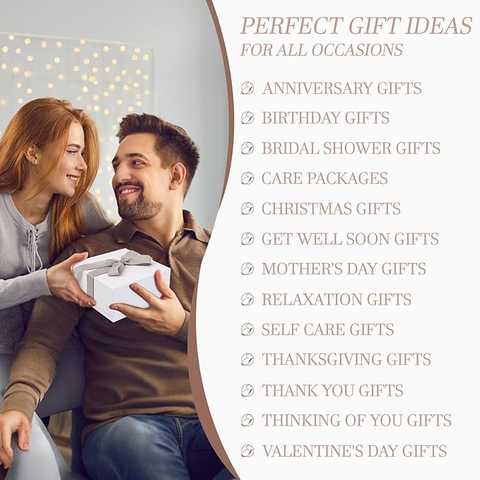 Spa Gifts for Women Bath and Body Gift Basket Valentines Day Gifts Coconut Lavender Home Spa Set Self Care Gift for Mom Sister Her Wife Birthday Gifts Spa Kit Care Package Thank You Gift