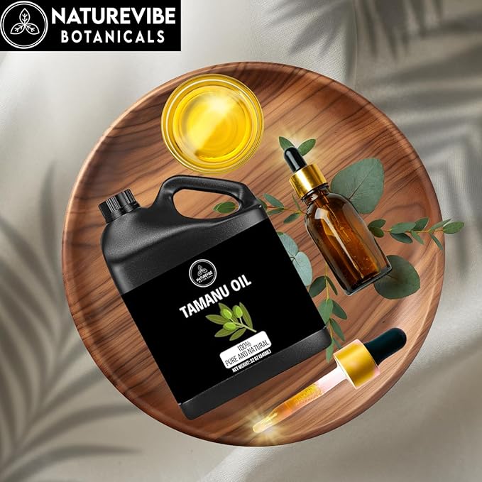 Naturevibe Botanicals Tamanu Oil 32 Ounces | 100% Pure and Natural | Great for Skin Care and Hair Care - Bloomnest