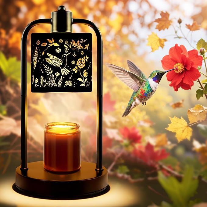 Candle Warmer Lamp Electric with Timer: Wax Melts for Warmer Yankee Candles Large - Dimmable Candle Warmer for Birthday Christmas Gift Bedroom Home Decor - Bloomnest
