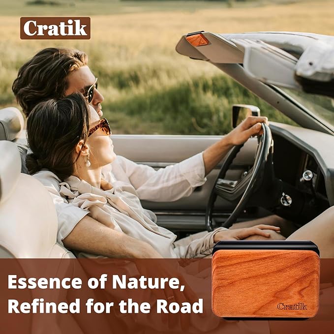 Car Air Freshener - Wood Air Freshener - Car Odor Eliminator for Visor Clip-Variety Scent Refill, Vehicle Scent Diffuser for Cabin, Truck & SUV - Pack of 3 (Teak-Amber-Cabana)-CLIP INCLUDED - Bloomnest