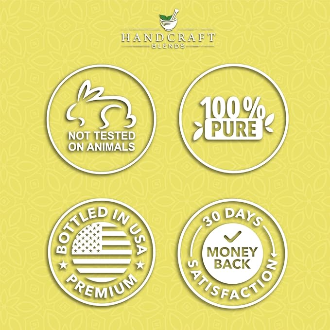 Handcraft Blends Lemon Essential Oil – Huge 4 Fl Oz – 100% Pure and Natural – Premium Grade Essential Oil for Diffuser and Aromatherapy, Skin, Massage, Candle and Soap Making Fragrance - Bloomnest