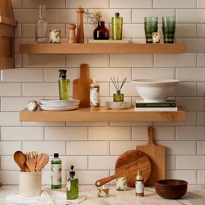 Thymes Frasier Fir Reed Diffuser Set – Includes Reeds, Fragrance Oil, and Frosted Glass Bottle – Fragrance Oil Diffuser – Room Fresheners – Luxury Home Decor – Green (Heritage, 4 fl oz) - Bloomnest