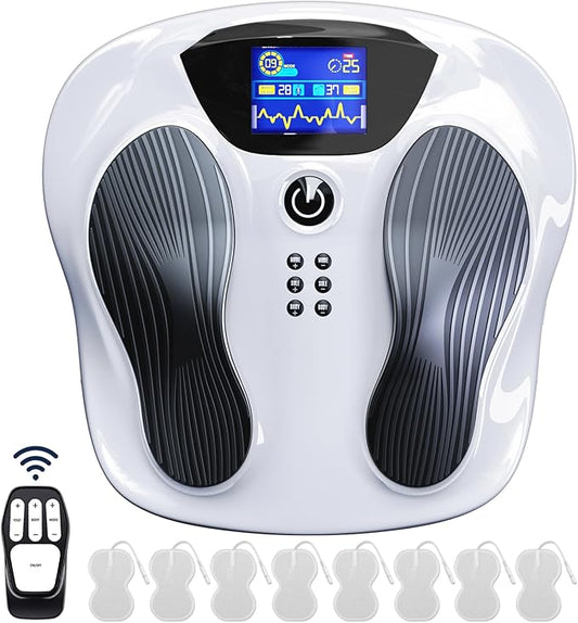 Creliver Foot Nerve Muscle Stimulator Pro, TENS & EMS Foot Massager for Neuropathy, Circulation and Body Pain Relief, Electric Feet Legs Blood Circulation Machine, FSA or HSA Eligible - Bloomnest