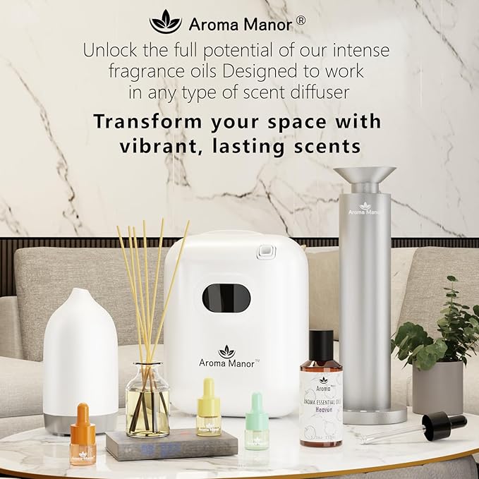Hotel Diffuser Oil - Mandarin Spring Essential Oils for Scent Diffuser - Tangerine, Lime, Gardenia, Green Grass -Home Luxury Scents Aroma Fragrance for Home, Office - Bloomnest