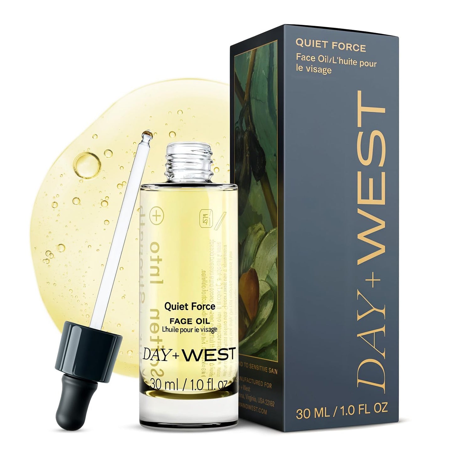 Hydrating Face Oil for Women, 30ml Rosehip and Squalane Oil for Face for Smooth and Sensitive Skin, Moisturizing and Hydrating Vitamin C, Natural Oils, Essential Oils for Skin Care and Gua Sha Use