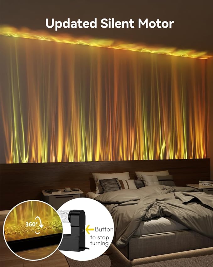 Ocean Wave Lamp RGB LED Light Bar for Bedroom, Cool Ambient Lighting Mood Lighting, Wall Lights for Living Room, Gaming Room Decor, Remote Control (Battery Not Included) - Bloomnest