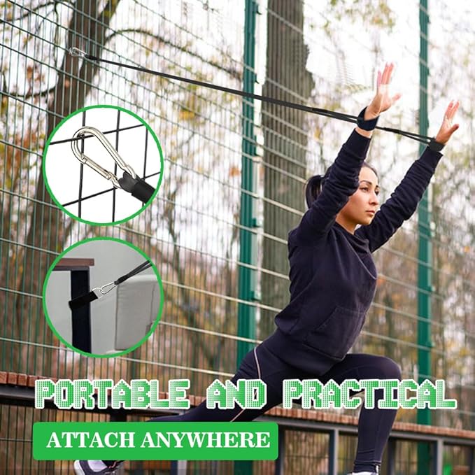 Baseball Resistance Bands for Pitchers – Pro-Grade Arm Strength & Pitching Bands | 4-Level Adjustable Resistance Bands for Baseball/Softball Training (All Ages) - Bloomnest