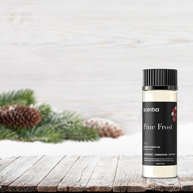 Christmas Fragrance Oil Set – Winter Essential Oils for Diffusers & Candle Making – Pine Frost, Gingerbread Bliss & Crimson Harmony – Holiday Gift Set – Made in USA – 3×20ml (2.03 fl oz) - Bloomnest