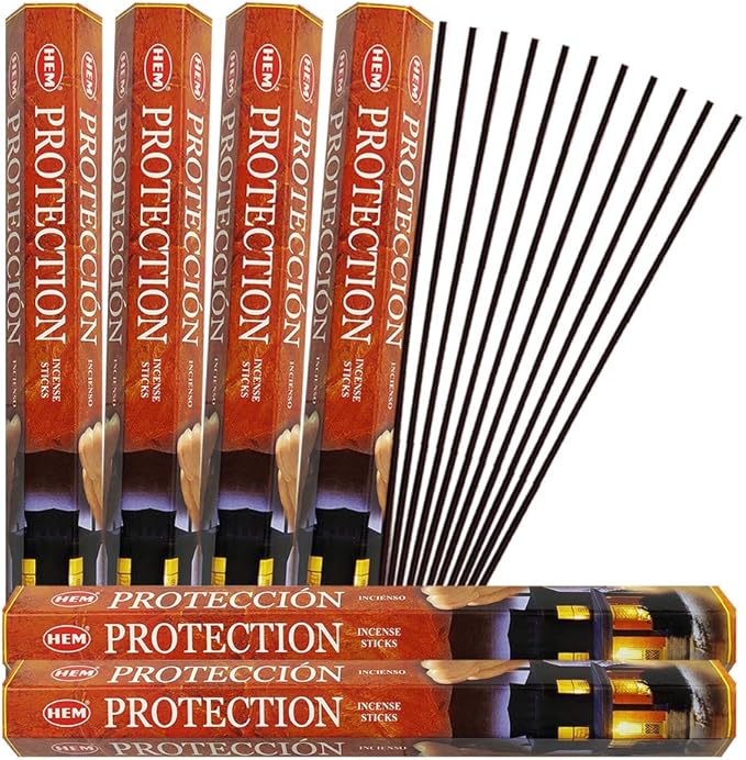 Protection Incense Sticks and Incense Stick Holder Bundle Insence Insense Hem Incense Sticks