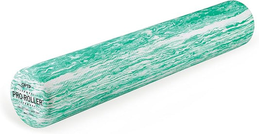 OPTP PRO-ROLLER Standard Density Foam Roller - Durable Roller for Back Massage, Deep Tissue Foam Roller Exercises, Stretching, Fitness, Yoga and Pilates - 36 Inches by 6 Inches, Green - Bloomnest