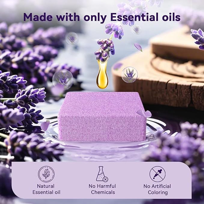 Shower Steamers Aromatherapy 6 Pack Gifts for Women Mom Men, Gifts for Her Stress Relief Home Spa, Birthday Gift Lavender Natural Essential Oil Self Care Relaxation Shower Bombs Teen - Bloomnest