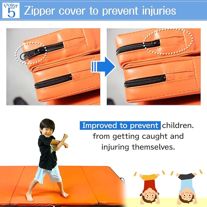 Gymnastics Mat Folding Stretch Mats 71"x39"x2" Exercise Muscle Training Children Play Horizontal Bar Mat Yoga Sports Soundproof Home Use - Bloomnest