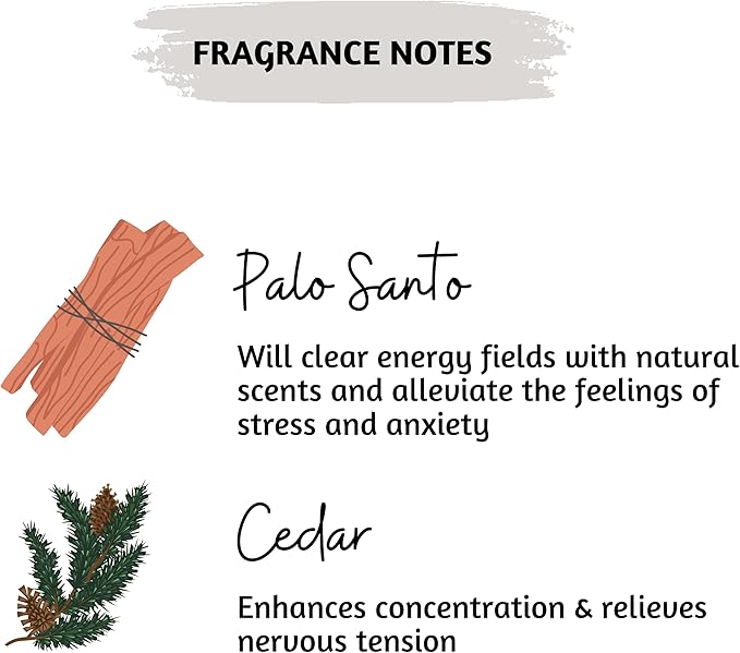 Folkulture Incense Sticks (75 Sticks) |8" Holy Palo Santo & Cedar Incense Sticks For Spritual, Inciensos para Sacar Malas Energias | No Charcoal,Organic,Non Toxic, 45 Mins, Long Burning Insence-Sticks FOLKULTURE
