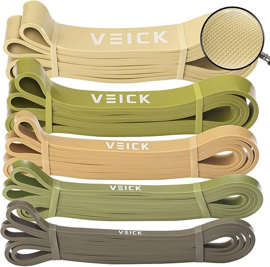 VEICK Resistance Bands for Working Out, Exercise Bands, Workout Bands, Pull Up Assistance Bands, Long Heavy Stretch Bands Set for Men and Women, Power Weight Gym at Home Fitness Equipment - Bloomnest