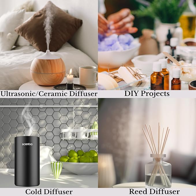 Sweet Charm Diffuser Oil | Romantic Essential Aromatherapy Oil for Love and Date Night | Valentine Collection with Jasmine, Lily & Musk | 120ml | 4.06 Fl Oz, Thanksgiving Gift - Bloomnest
