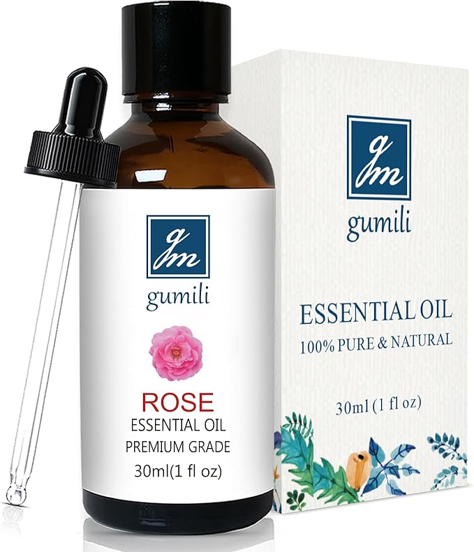 Rose Essential Oil, Home Fragrance Scent Oil for Diffuser, Skin, Hair, Candle, Soap, Dryer Balls, Laundry - 1 oz/30ml - Bloomnest