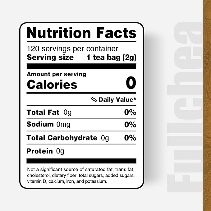FullChea - Turmeric Ginger Cinnamon Tea Bags, 120 Teabags, 2g/bag - Premium Turmeric, Ginger, Cinnamon - Non-GMO - Caffeine-free - Aid Digestion & Boost Immunity - Bloomnest