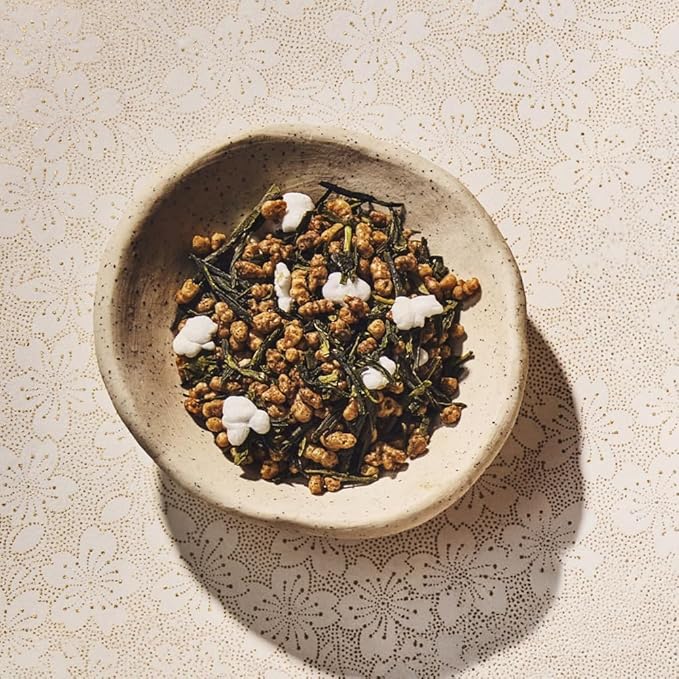 Palais des Thés - Genmaicha Yama - Japanese Green Tea & Roasted Rice - Premium Tea Bags, Serves 20 Cups - Bloomnest