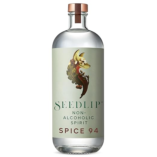 Seedlip Spice 94 – Non-Alcoholic Spirit | Calorie Free, Sugar Free | Spirit Alternative | Non-Alcoholic Cocktails | 23.7 fl oz (700ml) - Bloomnest