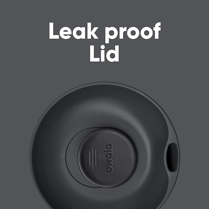 Owala SmoothSip Slider Insulated Stainless Steel Coffee Tumbler, Reusable Iced Coffee Cup, Hot-Coffee Travel Mug, BPA Free 20 oz, Grey/Blue (High Dive) (Pack of 8)