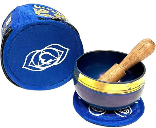 3 inches Throat Chakras Singing Bowl Meditation Bowls for Relaxation and Healing - Bloomnest