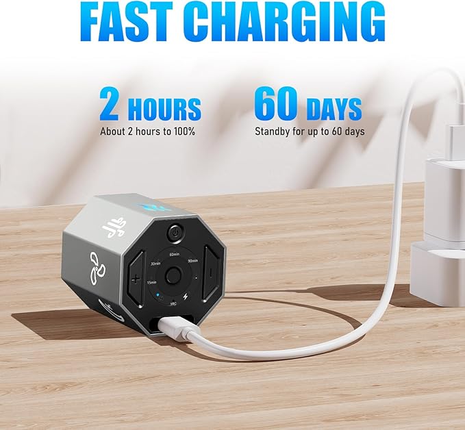 White Noise Machine, Gravity Sensing 8 Soothing Natural Sounds, Intelligent Collection of Environmental Noise, Small and Portable, Suitable for Adult Sleeping Machine - Bloomnest