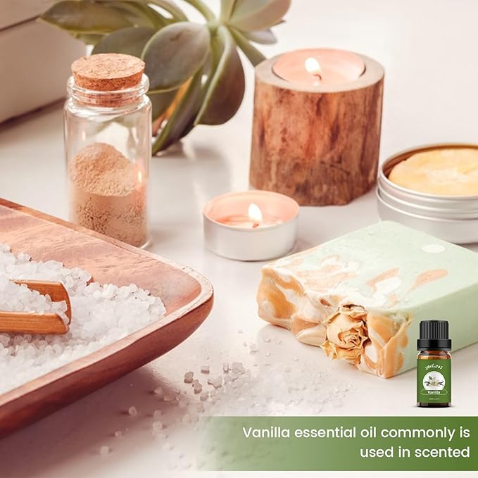 yethious 2 Pack Vanilla Essential Oil for Skin, Diffuser Organic 100% Pure Vanilla Aromatherapy Oil Vanilla Fragance Oil - Bloomnest