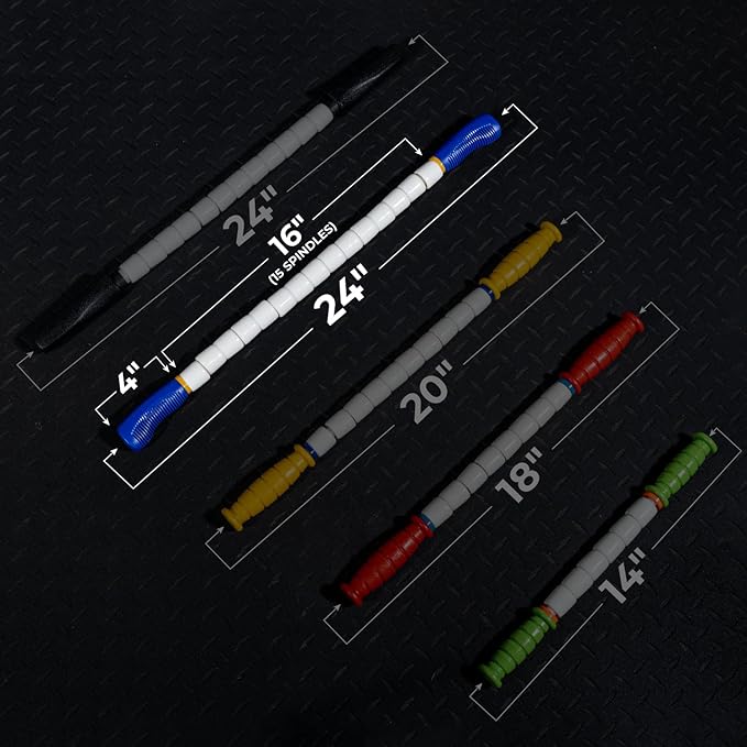 The Original Massage Stick - Self Myofasical Release Muscle Roller Stick - 24" Original Body Stick - Bloomnest