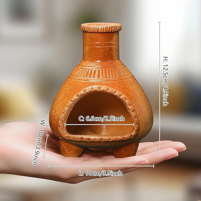 YYW Palo Santo Holder - Ceramic Incense Burner for Wood Sticks, Sage, Ash & Cones - Handcrafted Meditation Gift - Bloomnest