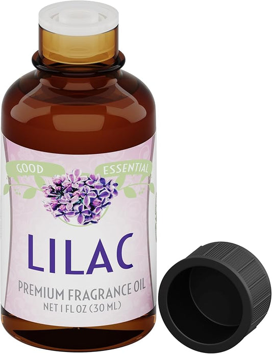 Good Essential Lilac Fragrance Oil 1 fl oz (30 ml) for Diffusers, Soap, Candle Making, Room Spray, Lotions, Aromatherapy GoodEssential