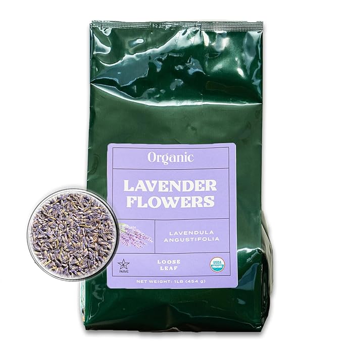 Worldwide Botanicals Organic Lavender Flowers, 1 lb, Pure European Lavender buds, Perfect for Aromatherapy, Sachets, Wedding celebrations, Tea flavoring, Eye pillows Scenting The Home - Bloomnest