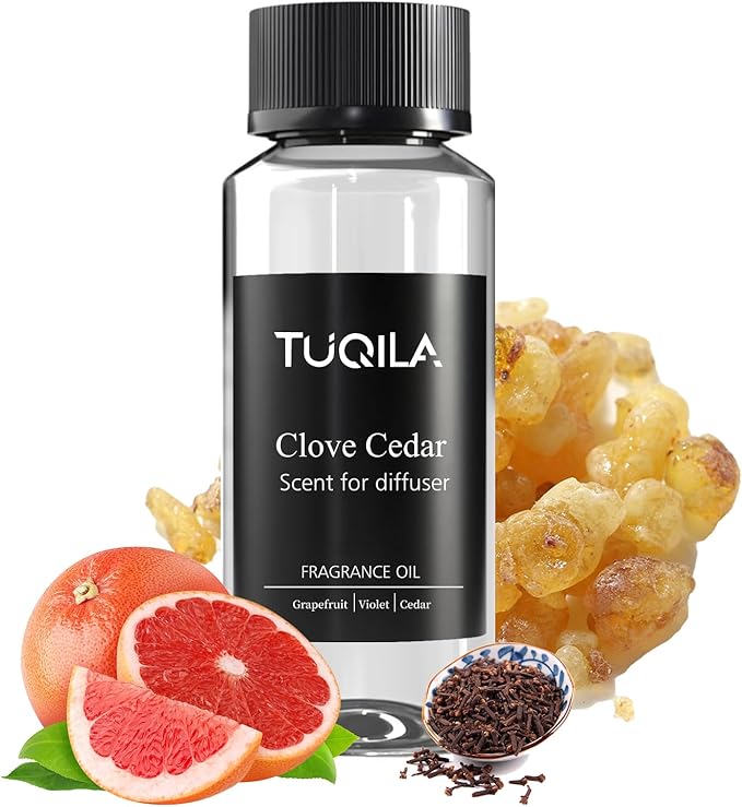 Hotel Waterless Diffuser Oil Clove Cedar, Essential Scent Oil Usage Cold Air Waterless Diffuser, Luxury Scents Oils Fragrance Bottle120 ML Home Natural Flavour - Bloomnest