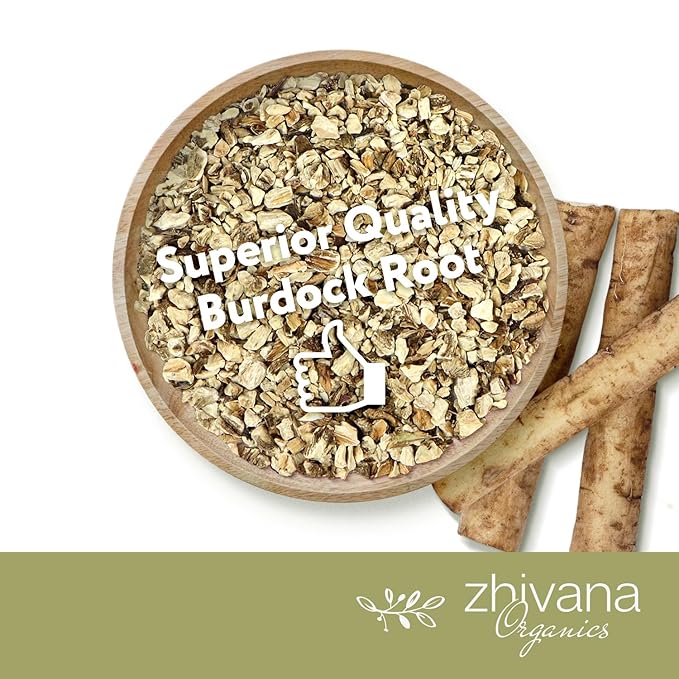 Premium Burdock Root Organic (16 oz.) - Greater Burdock Root Tea Loose - Raíz De Bardana Organica 우엉차 - Bloomnest