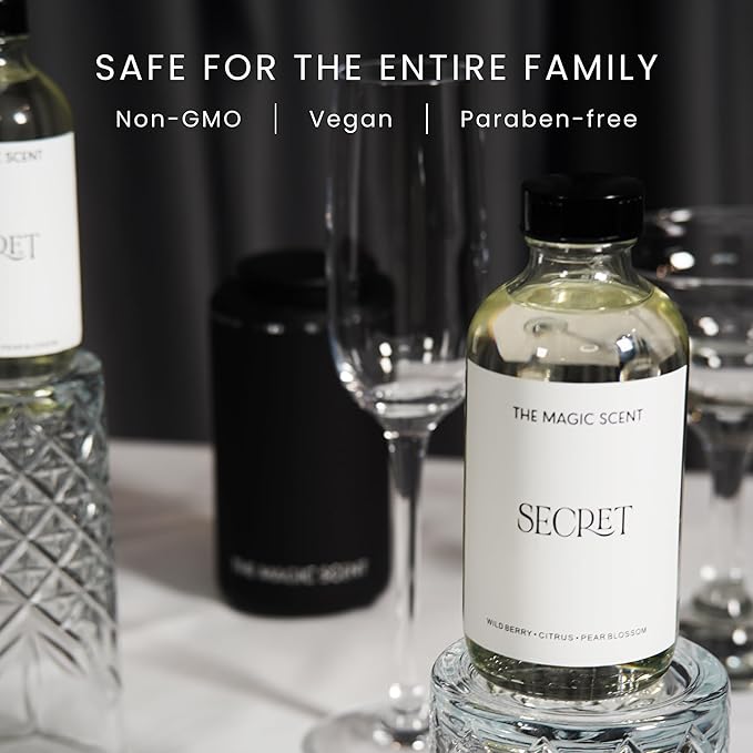 The Magic Scent Secret Diffuser Oil - Hotel & Home Luxury Scents - Diffuser Oil Scents for Home Designed for Use in All Diffusers - 16.5 fl oz, 500 mL - Bloomnest