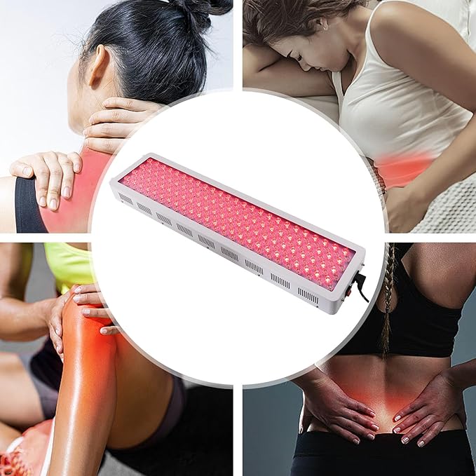 Professional Red Light Therapy Panel, 1000w Near Infrared Light, with 660nm & 850nm for Full Body Pain Relief, Muscle Recovery, Device Bloomnest