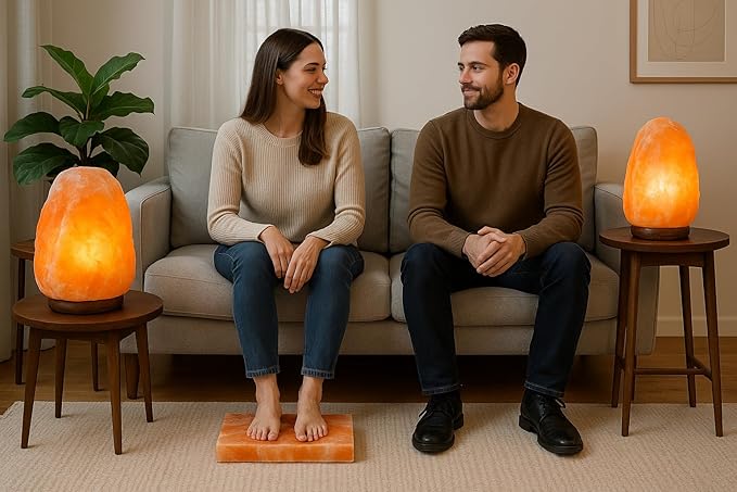 Himalayan Salt Lamp 60–85 lbs with Cord – Hand-Carved Extra Large Pink Rock Salt Crystal Lamp for Home, Office & Living Room Décor