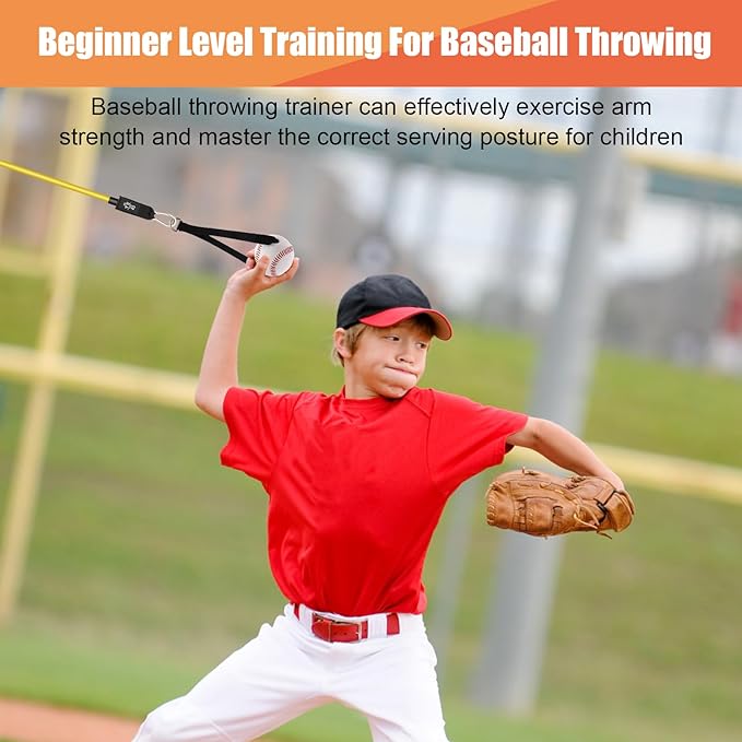 12PCS Baseball Resistance Bands, COITEK Baseball Arm Training Bands Stretching Bands with Interchangeable Grips for Physical Therapy, Muscle Training, Home Workouts - Bloomnest