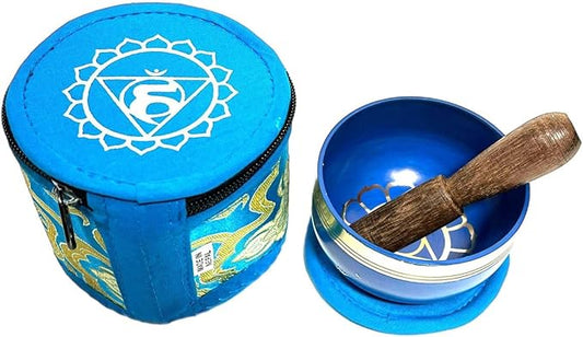 3 inches Third Eye Chakra Singing Bowl Meditation Bowls for Relaxation and Healing (Third Eye Chakra, 3 Inch) - Bloomnest