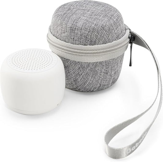Babelio Portable White Noise Machine + Travel Case in Grey, for Adults Kids Baby